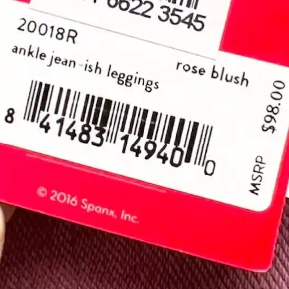 SPANX Ankle Jean-ish Pants in Rose Blush - Picture 8 of 8